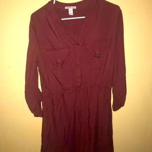 Charlotte Russe Burgundy dress